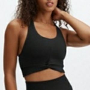 Fabletics twist front crop top
